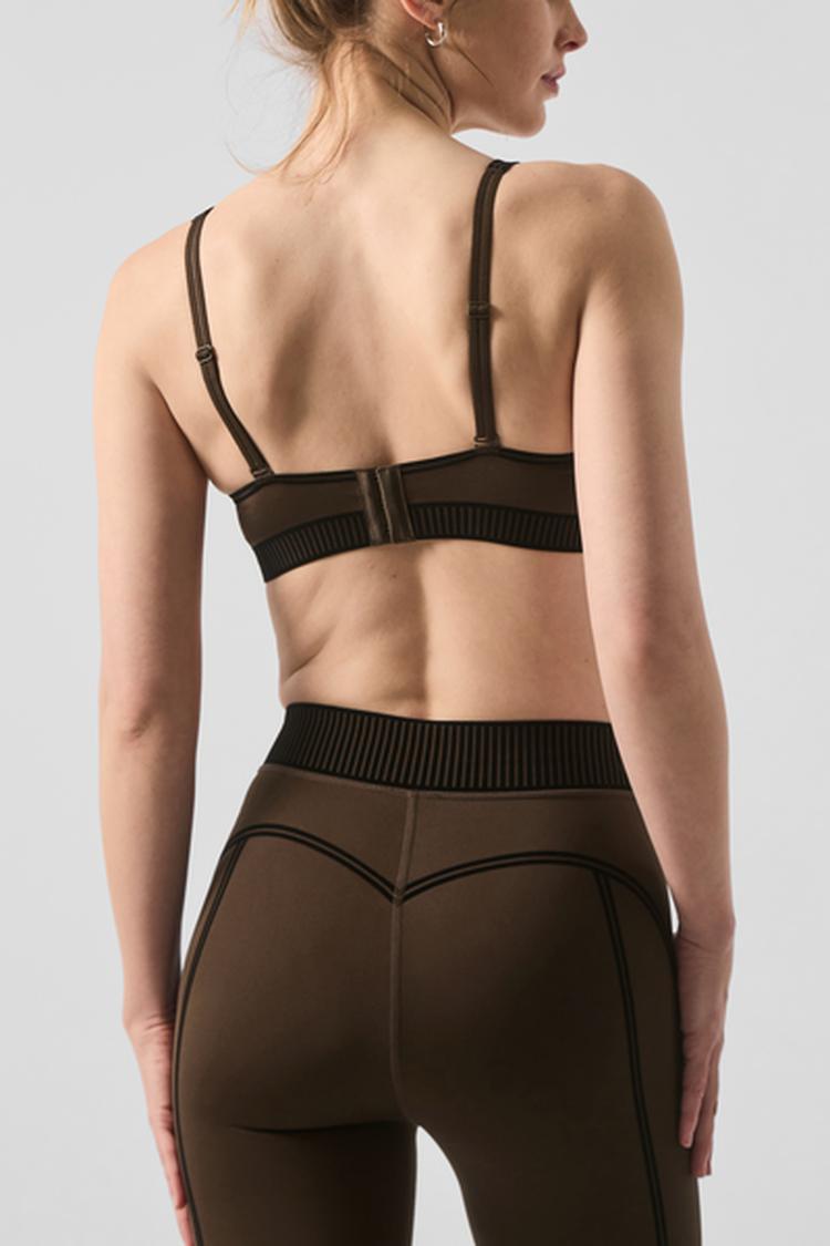 Legging taille haute Airlift Line Up - Espresso
