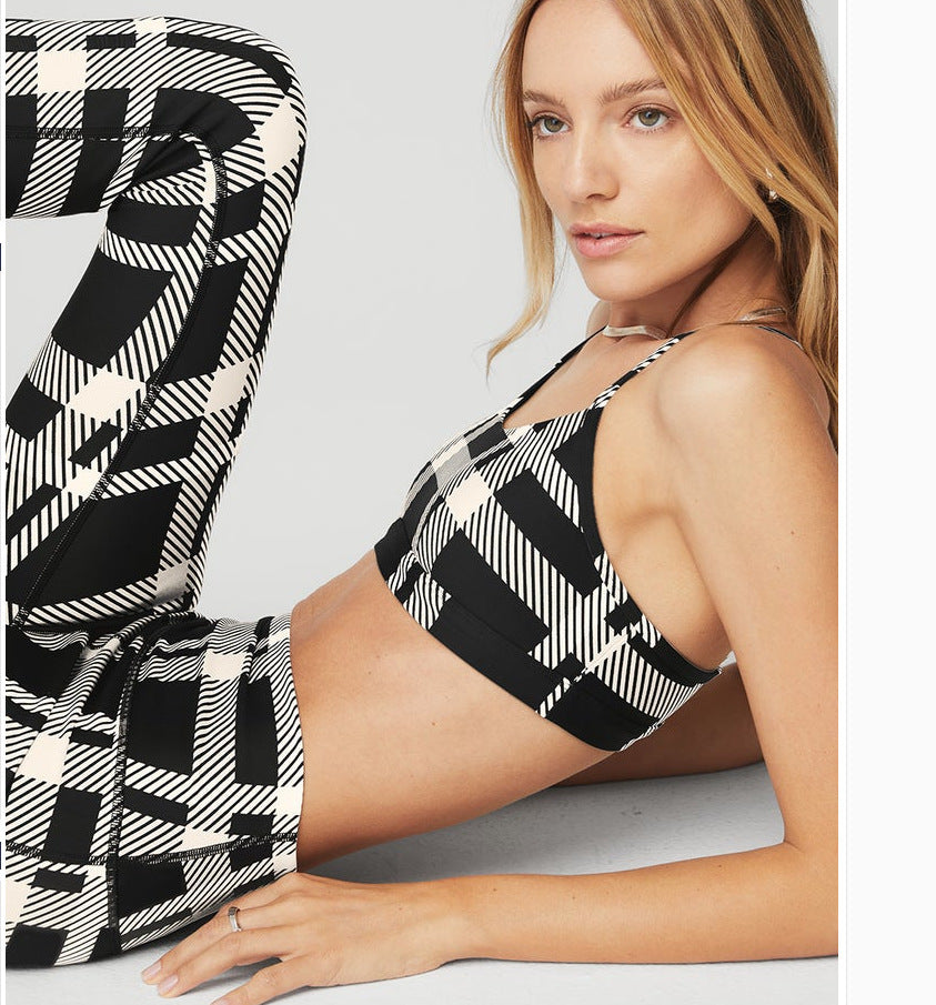 Leggings et soutien-gorge intringue carreaux airlift magnified