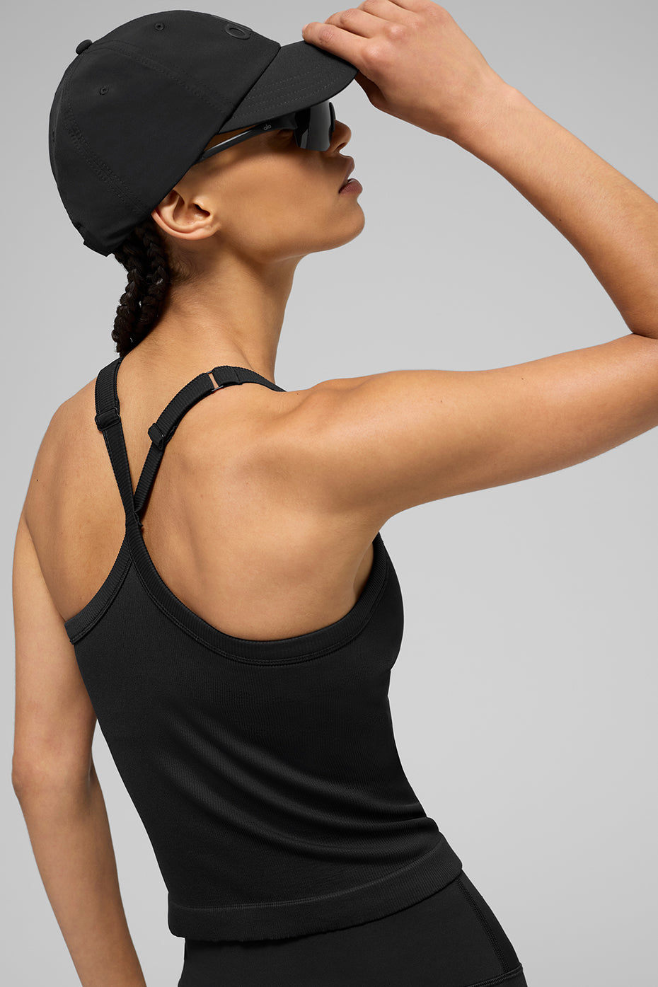 Débardeur soutien-gorge- côtelé sans coutures