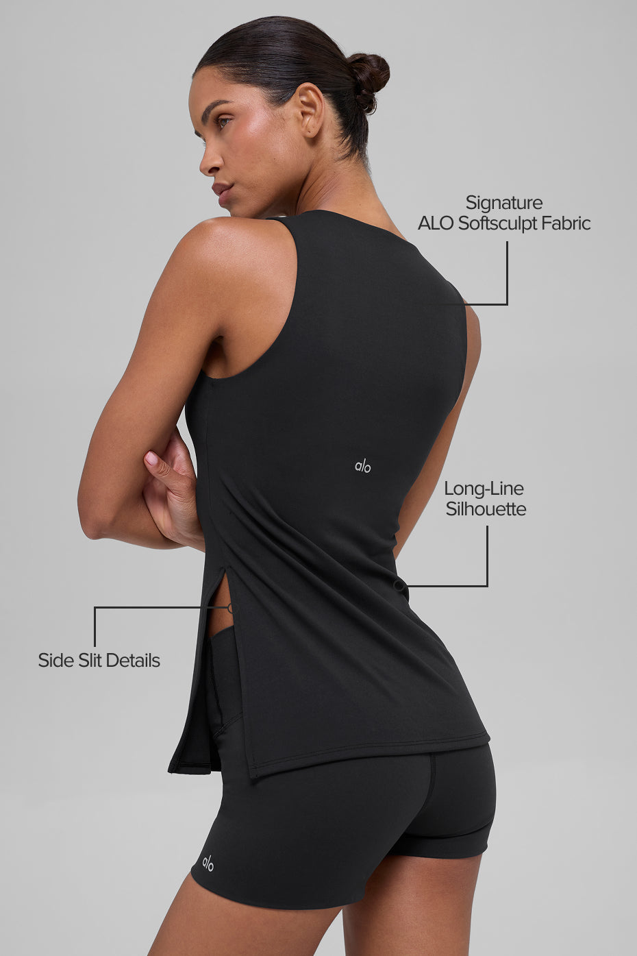 débardeur ALO - Softsculpt Precision longue "RUPTURE STOCK"