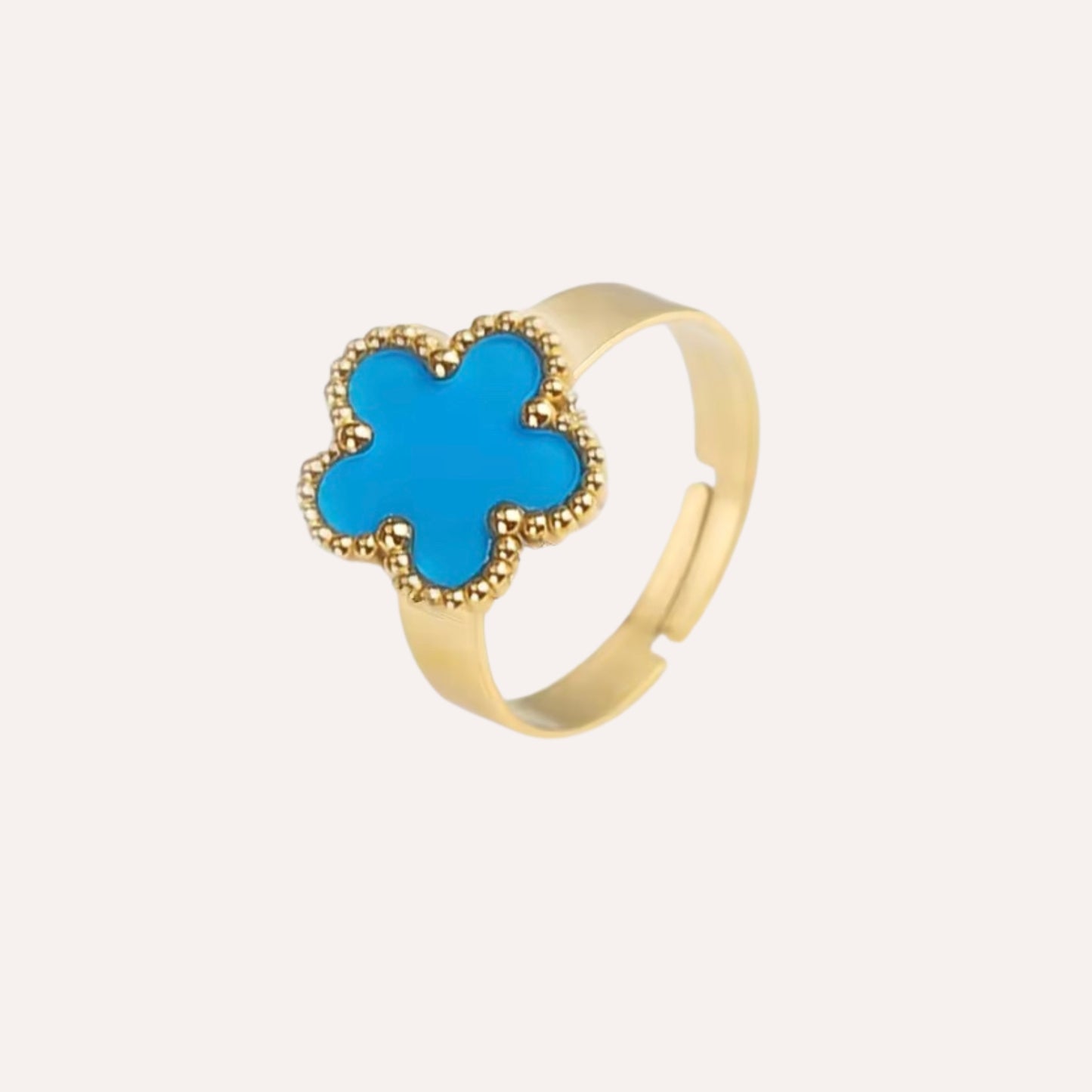 Sophia | Blue Stainless Steel Ring