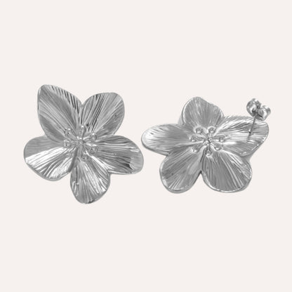 Flora Hibiscus | Stainless steel earrings