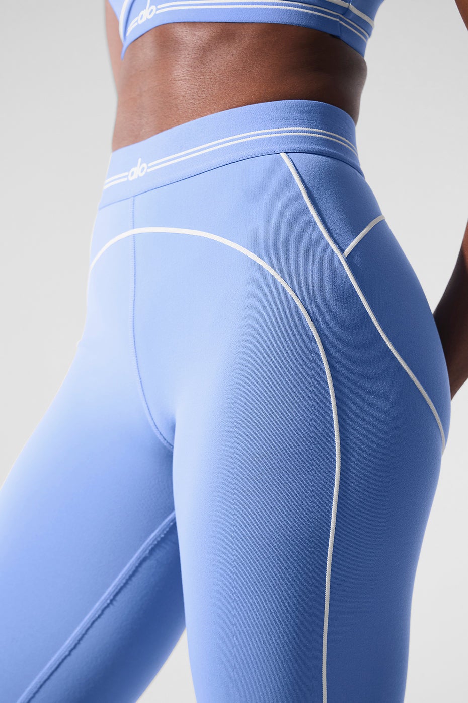 Legging taille haute Heart Throb Airbrush - Bleu crystal