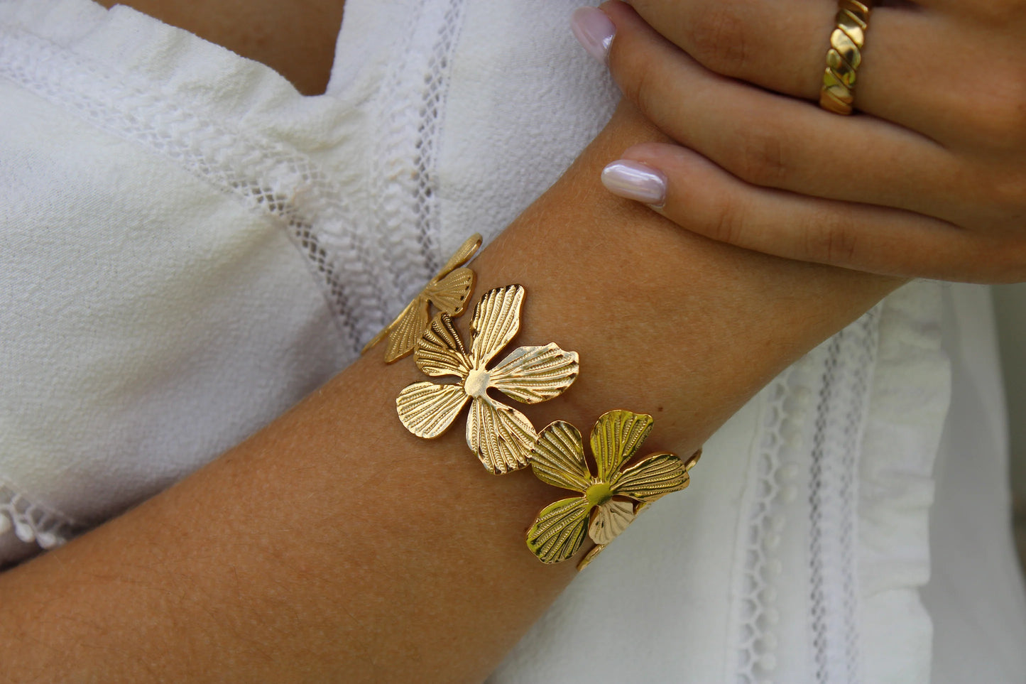 Flora | Bracelet en acier inoxydable