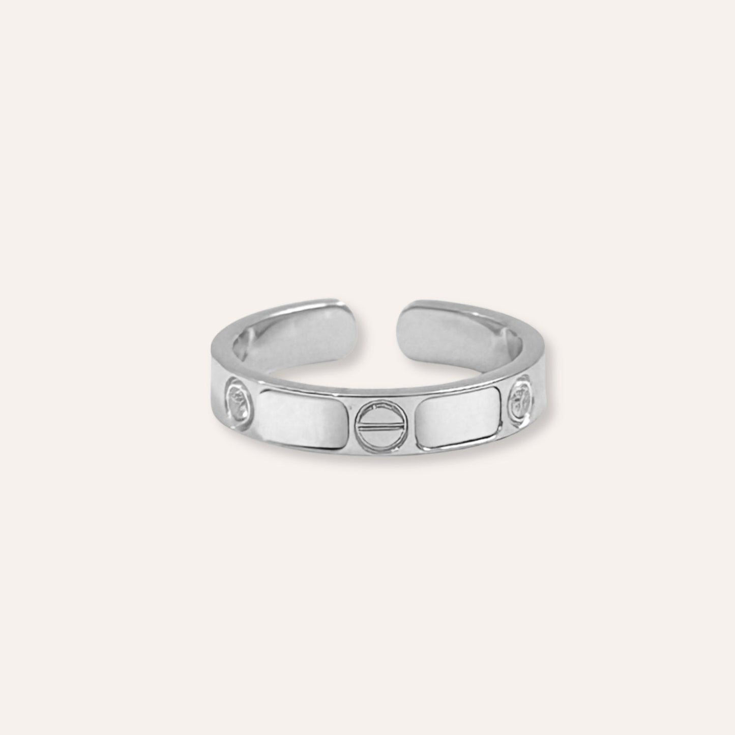 Chloé | Stainless steel and mother-of-pearl ring