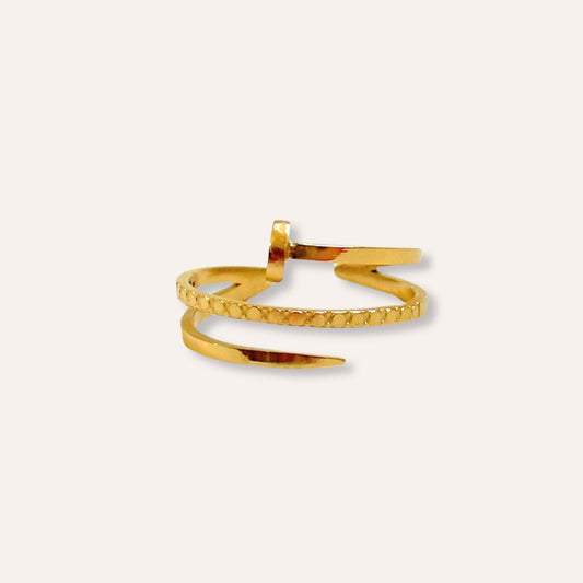 Isabel | Stainless steel nail ring