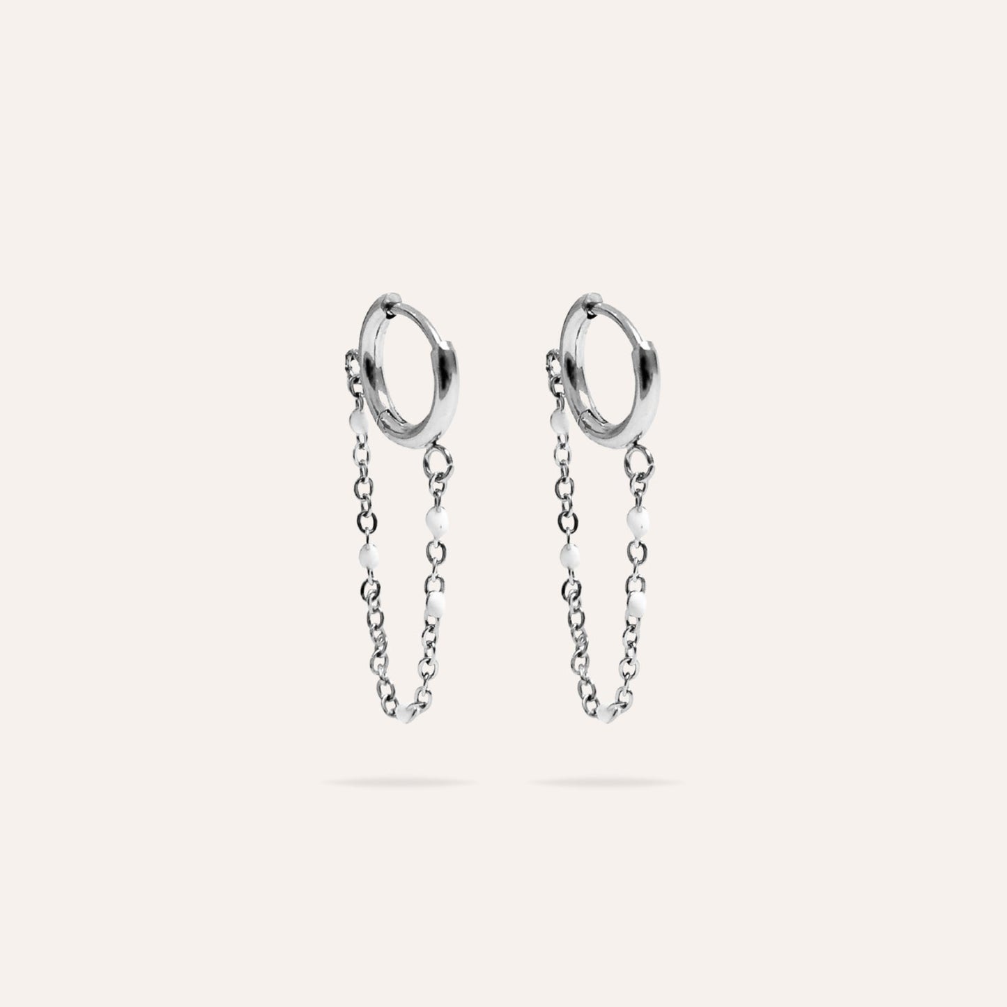 Jade | Stainless steel earrings