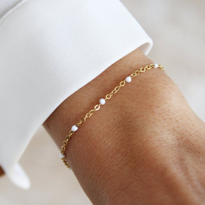Jade | Stainless steel bracelet