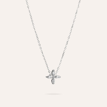 Mila | Stainless steel and rhinestone necklace