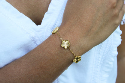 Sophia | Gold Stainless Steel Bracelet